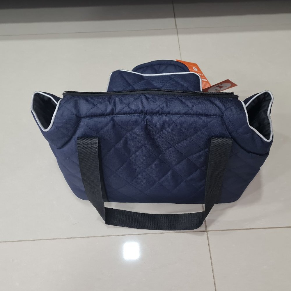 Dog carrier navy - small